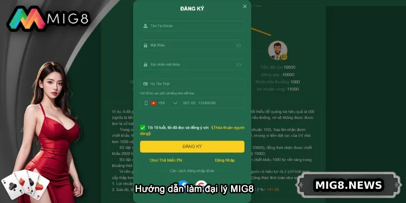 Hướng dẫn làm đại lý MIG8