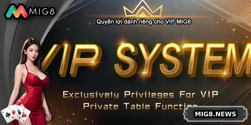 Quyền lợi dành riêng cho thành viên Vip