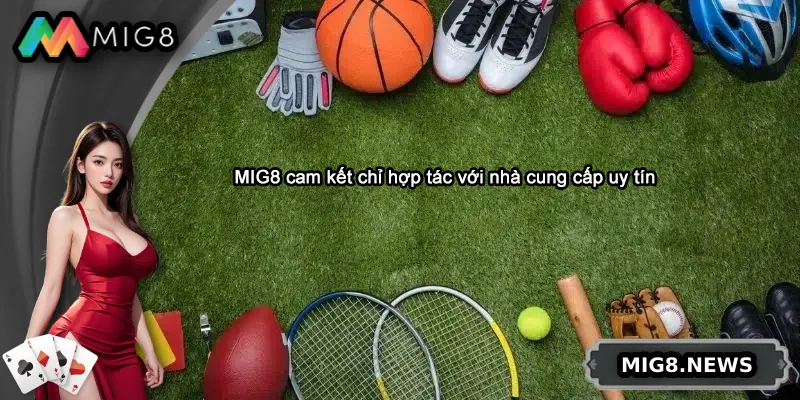 Thể thao MIG8 chỉ hợp tác với nhà cung cấp uy tín